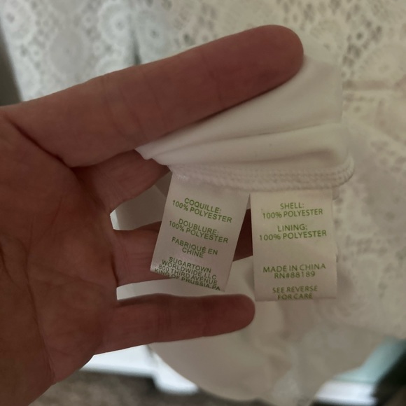 Lilly Pulitzer Topanga Resort White Breakers Lace Dress HTF NWT XL - Picture 13 of 14